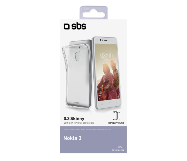 Etui Skinny doNokia 3 przezroczyste - 1438266 - zdjęcie 2